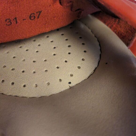 ‎Heavenly Comfort Red woven  leather sandals - Picture 5 of 10